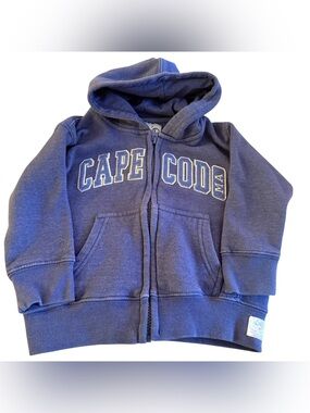 Cape Cod Kids' Blue Zip-Up Hoodie